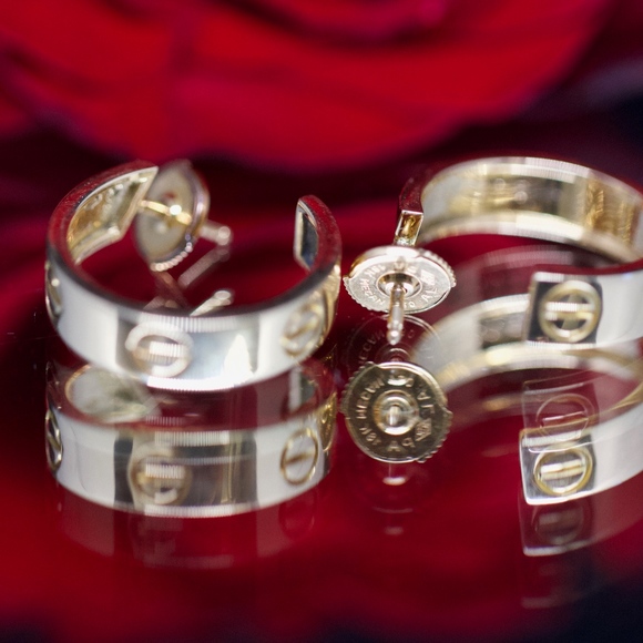 My 18k Cartier Love Earrings - Picture 2 of 8